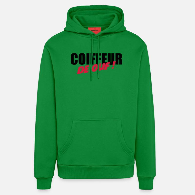 Coiffure / Coiffeur / Coiffeuse / Mode / Cheveux - Sweat à capuche bio décontracté fabriqué en UE - City Green