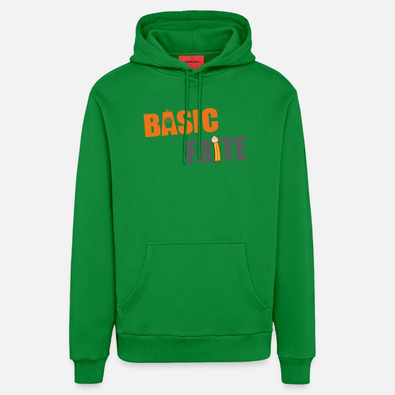Basic frite 2 - Sweat à capuche bio décontracté fabriqué en UE - City Green