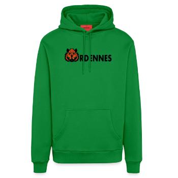 ardennes - Sweat à capuche bio décontracté fabriqué en UE - City Green - Devant