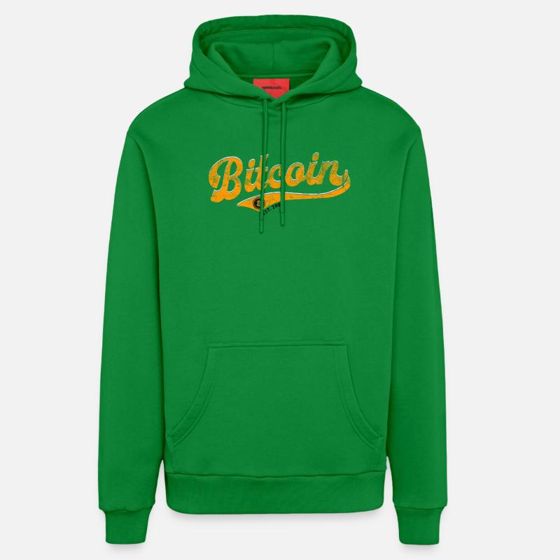 Bitcoin - l’avenir a commencé - Est. 2008 - Sweat à capuche bio décontracté fabriqué en UE - City Green