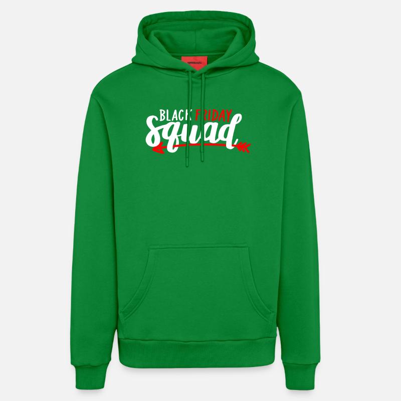 Black Friday Squad Tee - Organic Relaxed Hoodie Made in EU - City Green