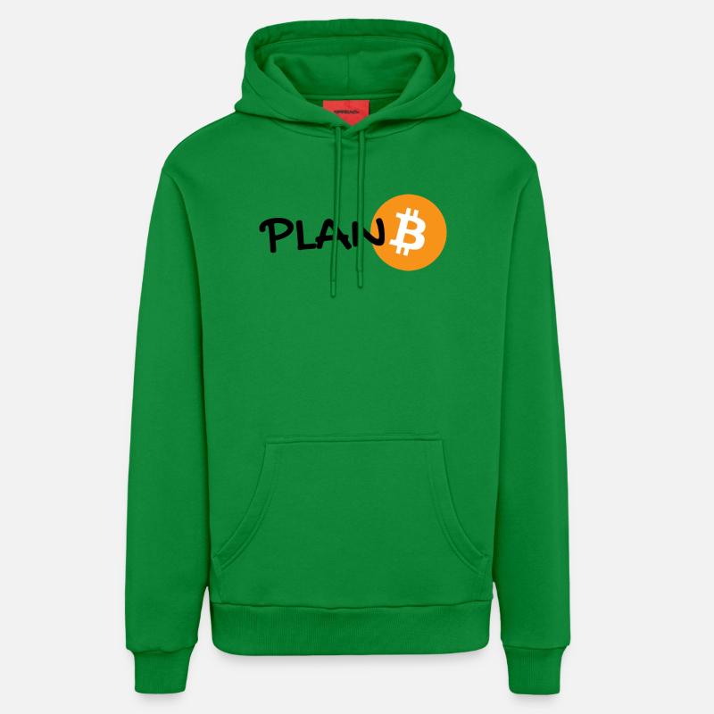 plan B - bitcoin Plan Bitcoin - Hoodl - Sweat à capuche bio décontracté fabriqué en UE - City Green