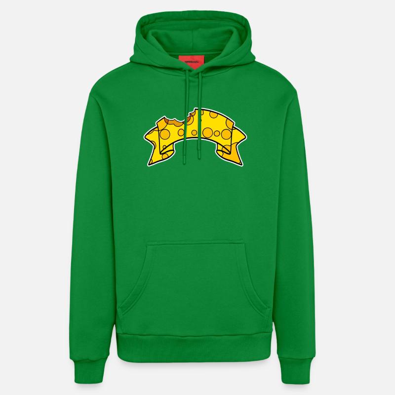Fromage Bannière - Sweat à capuche bio décontracté fabriqué en UE - City Green