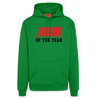 Mama des Jahres - Muttertag - Organic Relaxed Hoodie Made in EU - City Green - Vorne