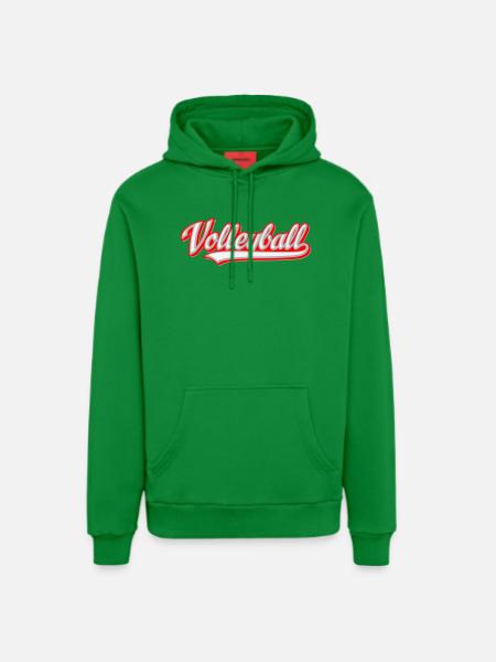 Volleyball - Organic Relaxed Hoodie Made in EU - City Green