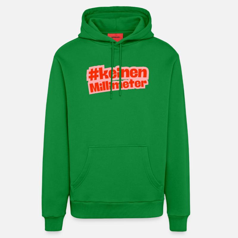 Aucun, pas un millimètre à droite - Sweat à capuche bio décontracté fabriqué en UE - City Green