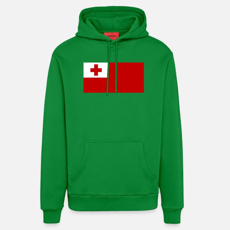 Tongo - Sweat à capuche bio décontracté fabriqué en UE - City Green