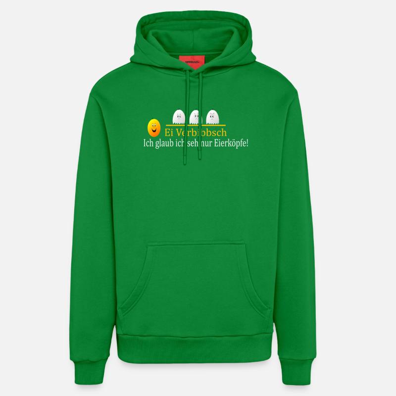 Ei Verbibbsch - Sweat à capuche bio décontracté fabriqué en UE - City Green