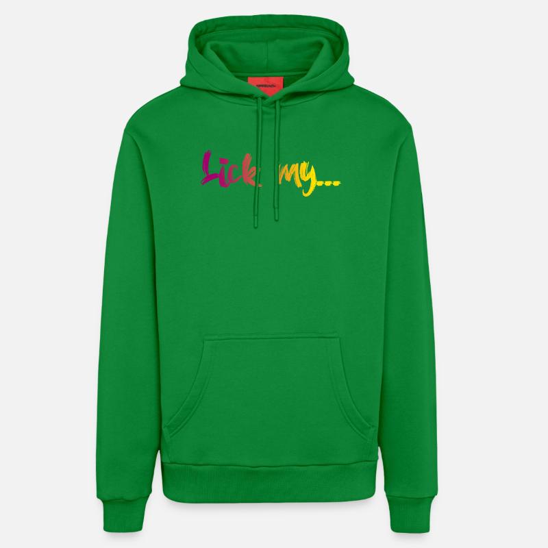 Lèche mon - Sweat à capuche bio décontracté fabriqué en UE - City Green