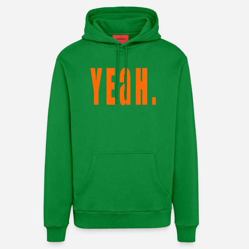 YEaH - Sweat à capuche bio décontracté fabriqué en UE - City Green