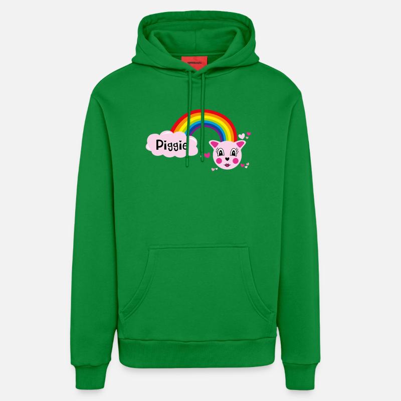 Piggie mimi par Helfspawn - Sweat à capuche bio décontracté fabriqué en UE - City Green