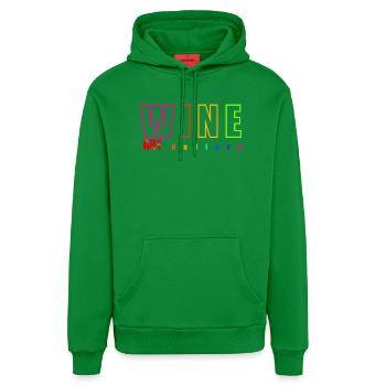 Vin - ART - Sweat à capuche bio décontracté fabriqué en UE - City Green - Devant