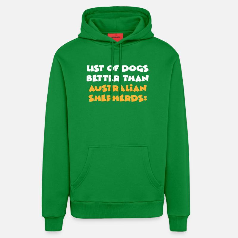 Berger australien - Sweat à capuche bio décontracté fabriqué en UE - City Green
