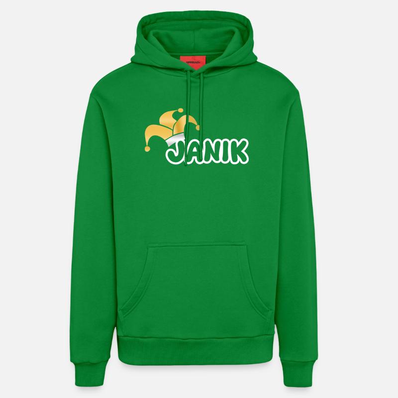 Janik comme carnaval - Sweat à capuche bio décontracté fabriqué en UE - City Green