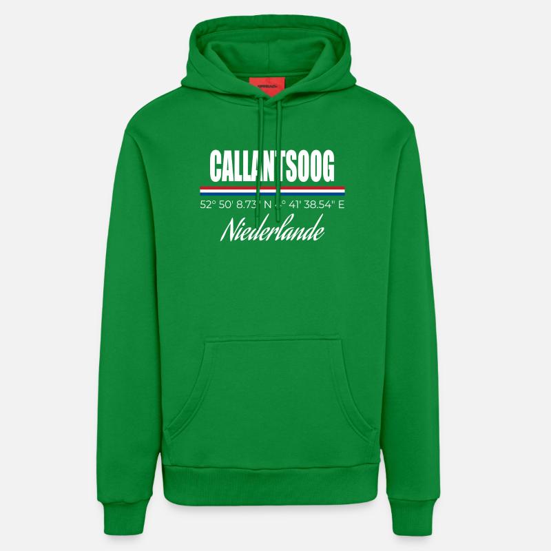 Callantsoog - Sweat à capuche bio décontracté fabriqué en UE - City Green