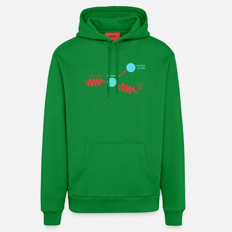 Quantum Physics Quantum Mechanics Quantum Leap - Organic Relaxed Hoodie Made in EU - City Green