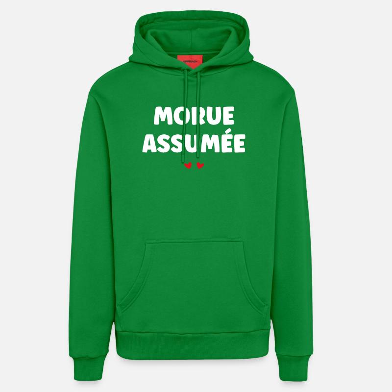 Cod nahm an - Organic Relaxed Hoodie Made in EU - City Green