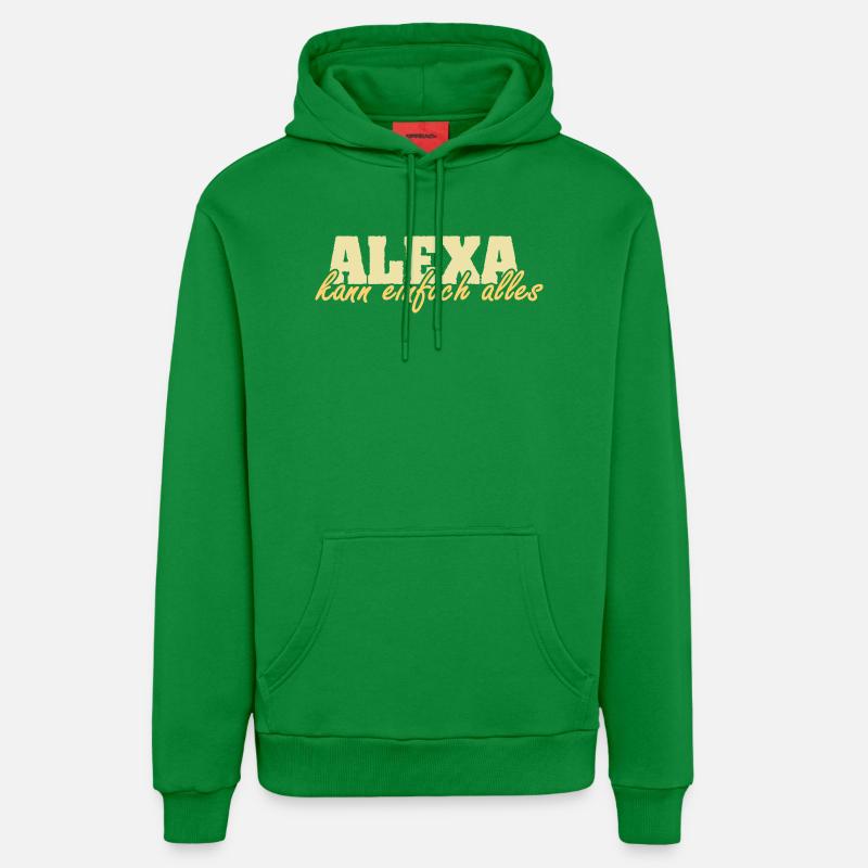 Mme Alexa - Sweat à capuche bio décontracté fabriqué en UE - City Green