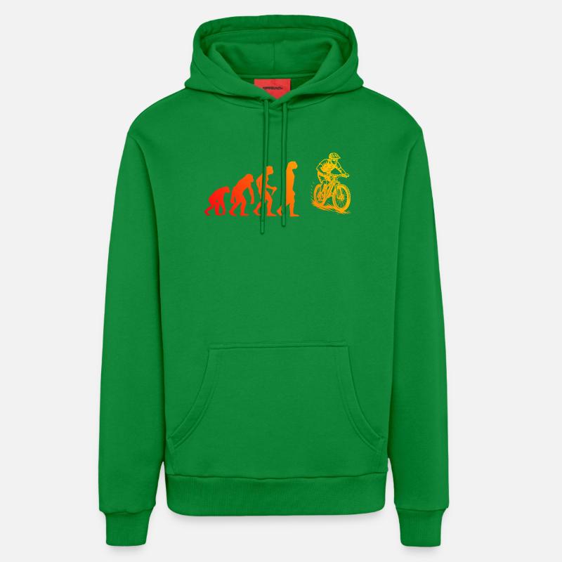 Déclaration directe sur le VTT - Sweat à capuche bio décontracté fabriqué en UE - City Green