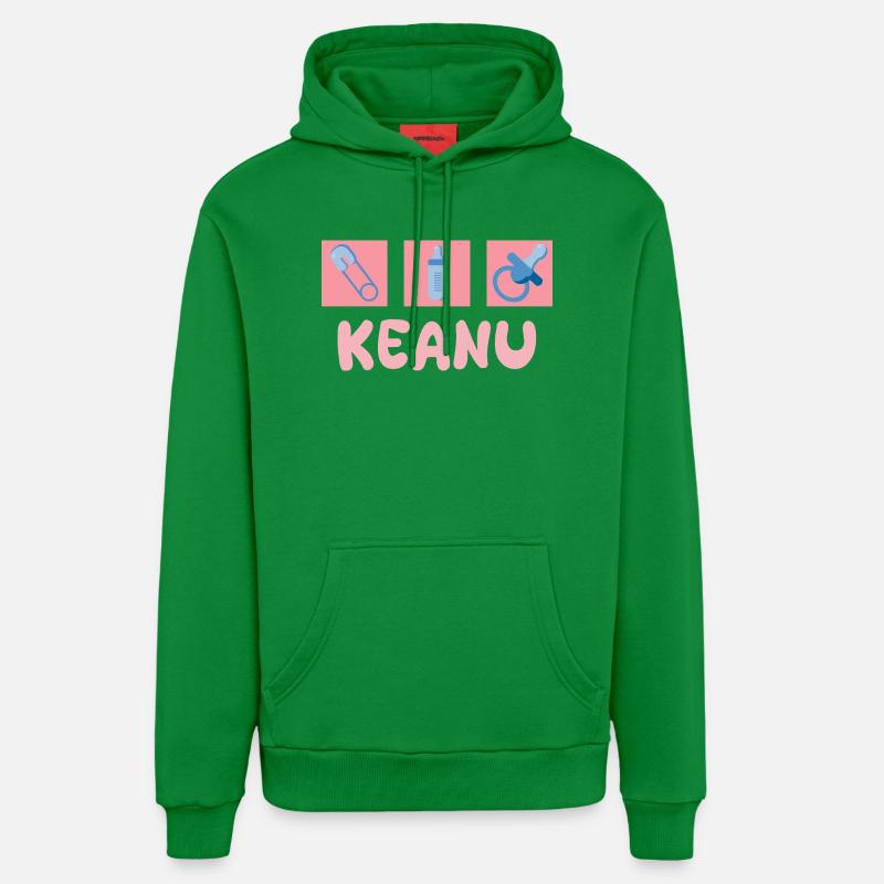 Keanu - Sweat à capuche bio décontracté fabriqué en UE - City Green