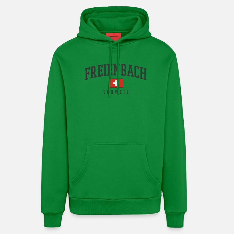 Emblème de Freienbach Suisse - Sweat à capuche bio décontracté fabriqué en UE - City Green