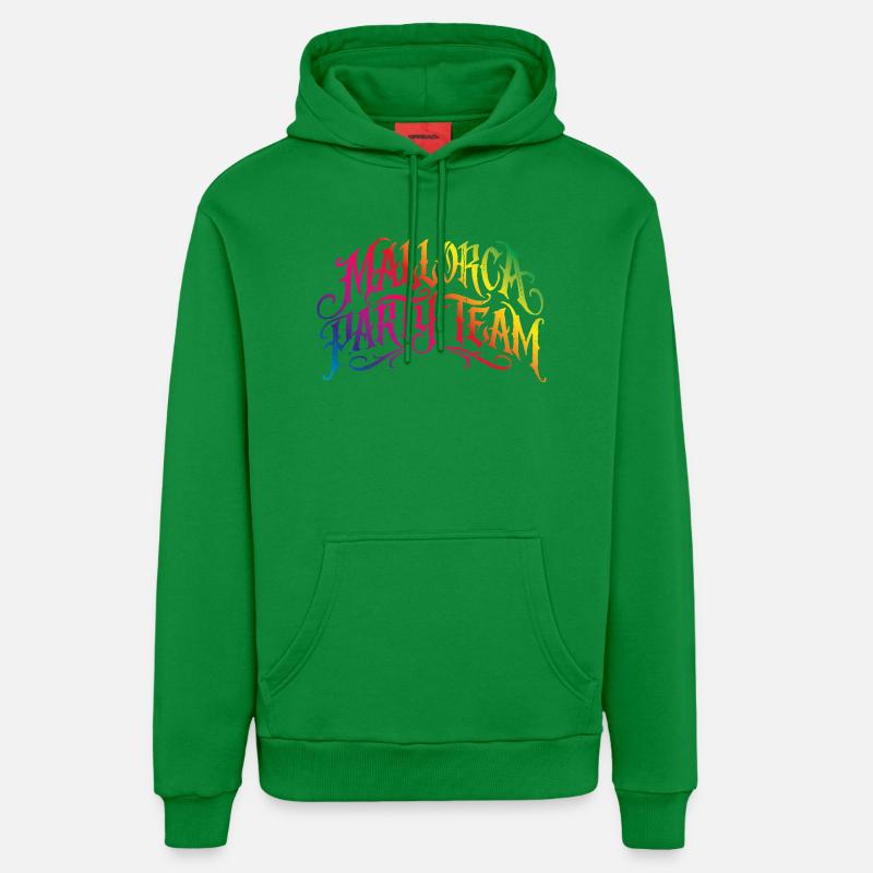 Équipe de Majorque Party Bunt - Sweat à capuche bio décontracté fabriqué en UE - City Green