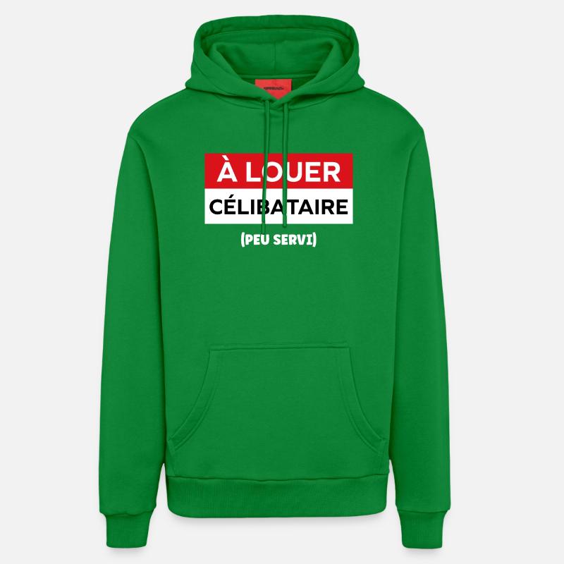 célibataire - Sweat à capuche bio décontracté fabriqué en UE - City Green