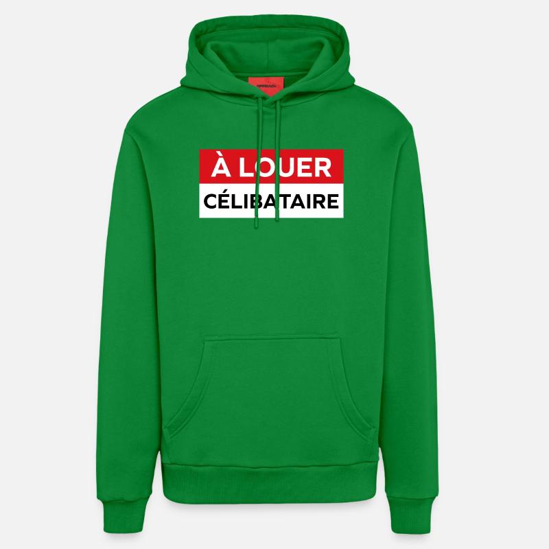 célibataire - Sweat à capuche bio décontracté fabriqué en UE - City Green