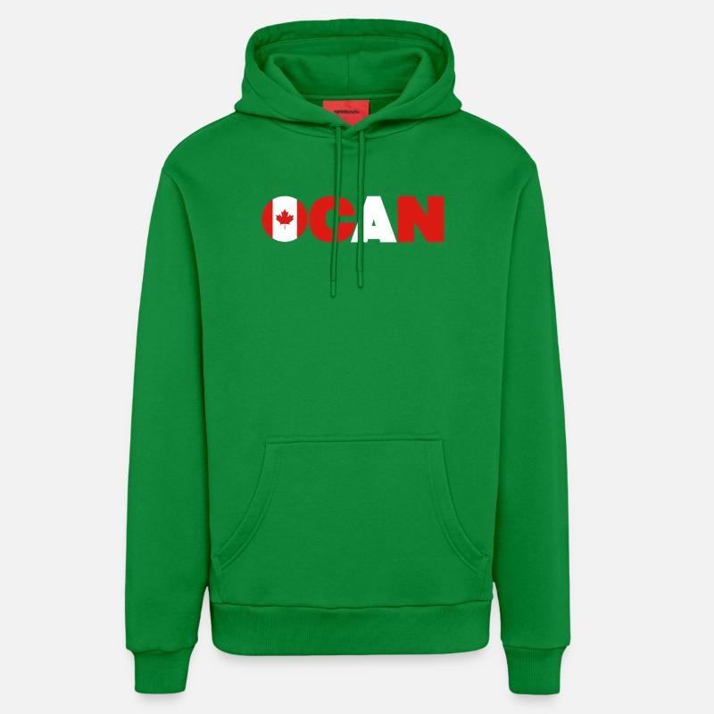 Canada - Sweat à capuche bio décontracté fabriqué en UE - City Green