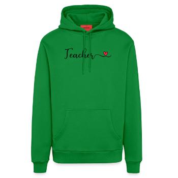 Lehrer - Organic Relaxed Hoodie Made in EU - City Green - Vorne