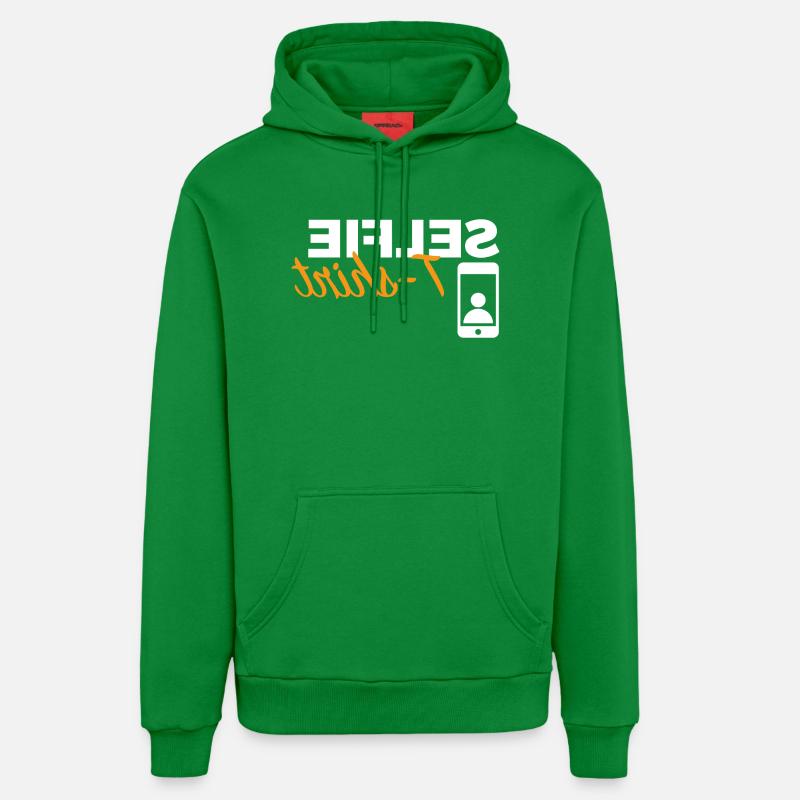 Selfie T-shirt - Sweat à capuche bio décontracté fabriqué en UE - City Green