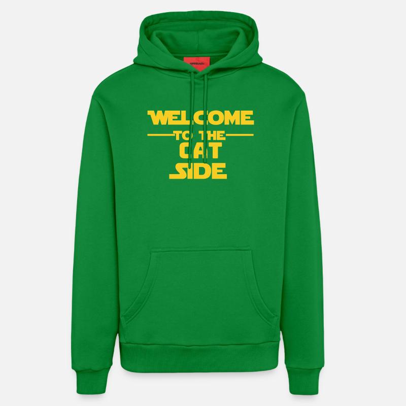 Bienvenue sur le site des chats - Sweat à capuche bio décontracté fabriqué en UE - City Green