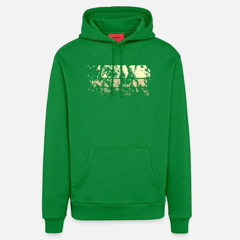 Baggrundsabstract - Organic relaxed hoodie made in EU - City Green