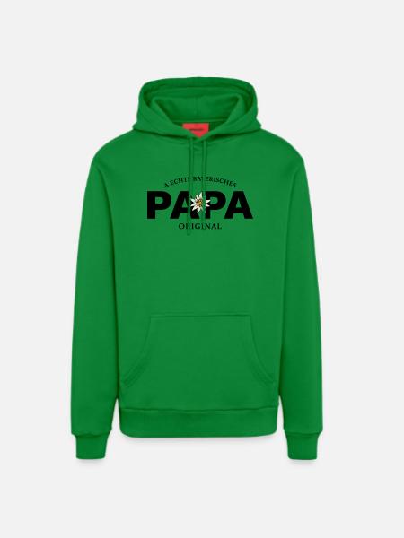 Bayerisches Original - Papa - Organic Relaxed Hoodie Made in EU - City Green