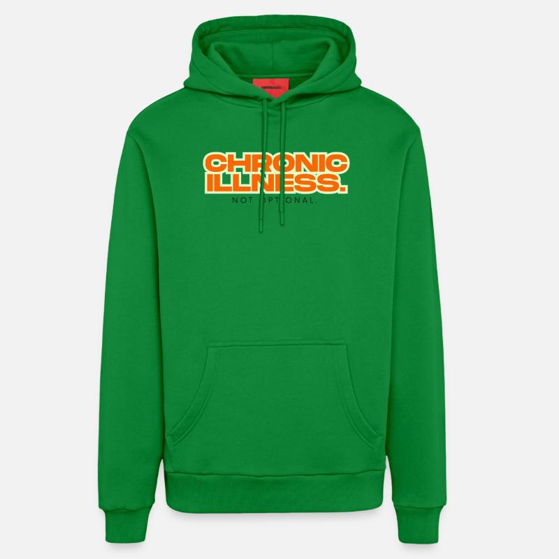 maladie chronique - Sweat à capuche bio décontracté fabriqué en UE - City Green