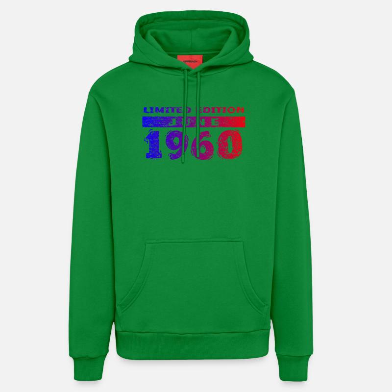 66e anniversaire Édition Limitée 06/1960 - Sweat à capuche bio décontracté fabriqué en UE - City Green