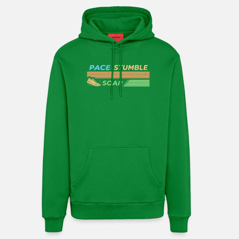 PACE STUMBLE SOAR - Sweat à capuche bio décontracté fabriqué en UE - City Green