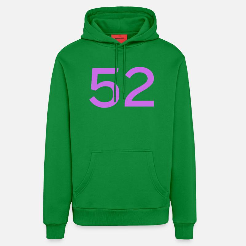 52 - Sweat à capuche bio décontracté fabriqué en UE - City Green