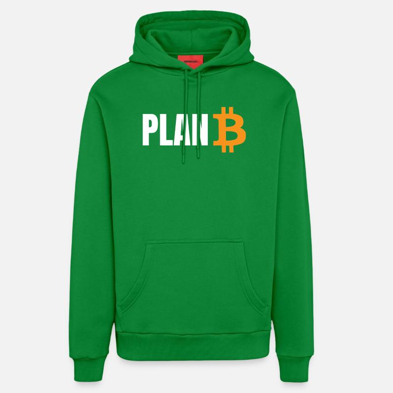 Planifier Bitcoin - Sweat à capuche bio décontracté fabriqué en UE - City Green