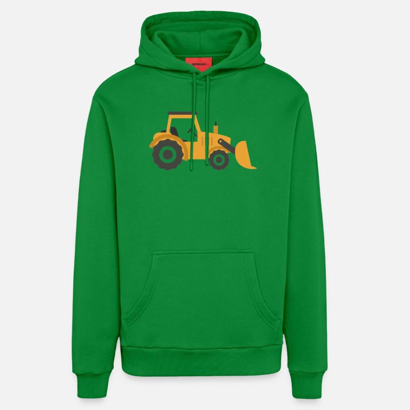 Bêcheur - Sweat à capuche bio décontracté fabriqué en UE - City Green