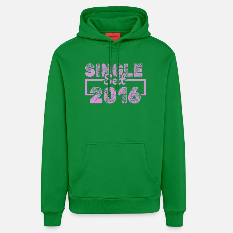 Single, 2016 - Sweat à capuche bio décontracté fabriqué en UE - City Green