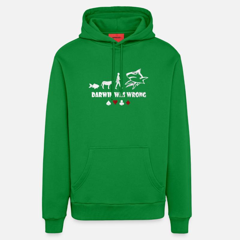poker - Sweat à capuche bio décontracté fabriqué en UE - City Green