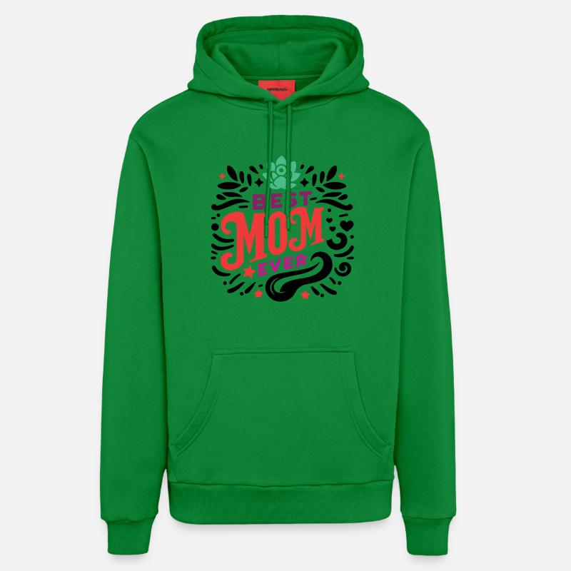 Meilleure maman de tous les temps - Sweat à capuche bio décontracté fabriqué en UE - City Green