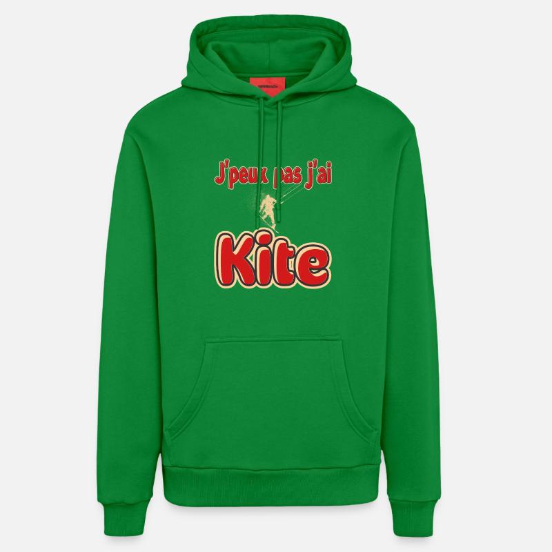 J'peux pas j'ai Kité - Sweat à capuche bio décontracté fabriqué en UE - City Green