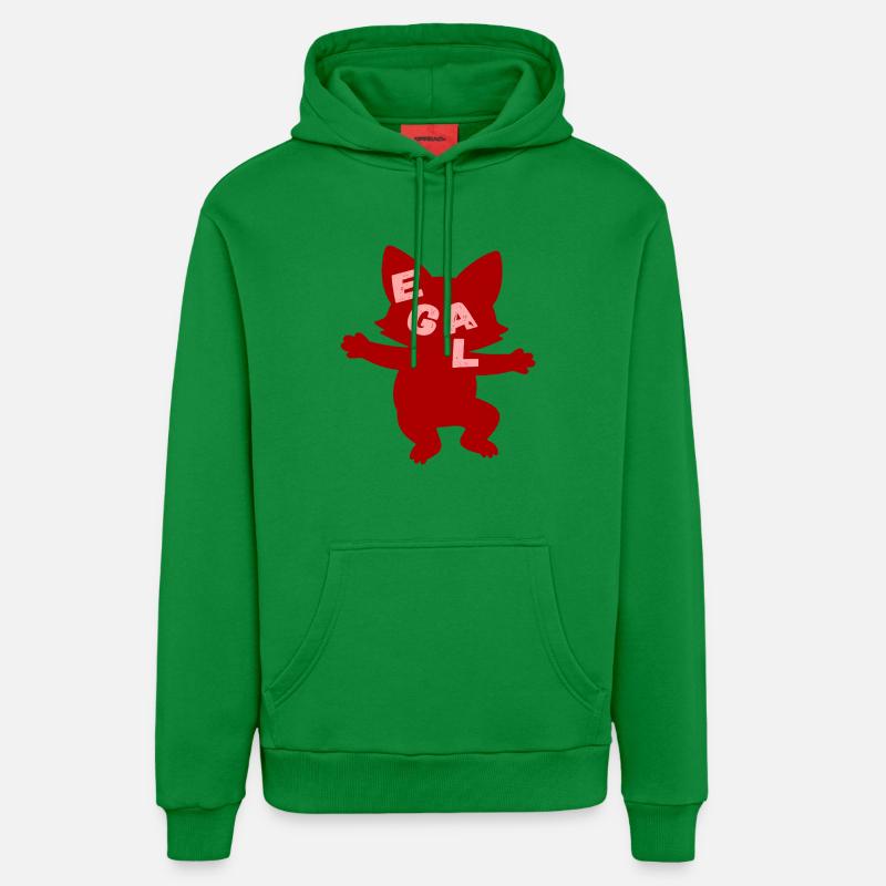 Fuchs Peu importe la légèreté - Sweat à capuche bio décontracté fabriqué en UE - City Green