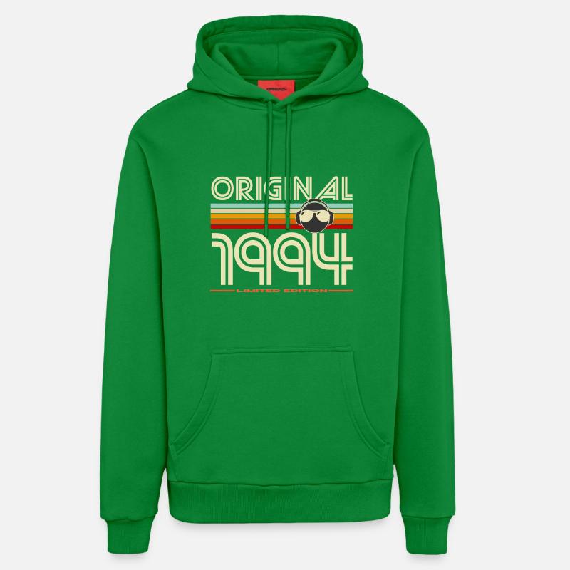 Original 1994 Retro Edition - Sweat à capuche bio décontracté fabriqué en UE - City Green