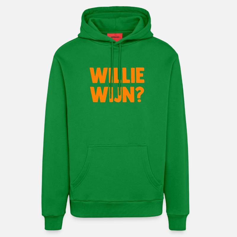 Willie Wijn ? - Pays-Bas Pays-Bas - Sweat à capuche bio décontracté fabriqué en UE - City Green