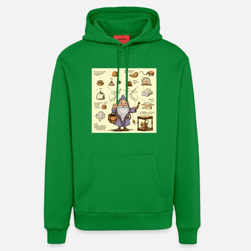 Magicien de cuisine d’alchimie - Sweat à capuche bio décontracté fabriqué en UE - City Green