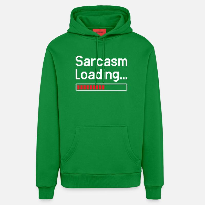 Statut de chargement du sarcasme - Sweat à capuche bio décontracté fabriqué en UE - City Green