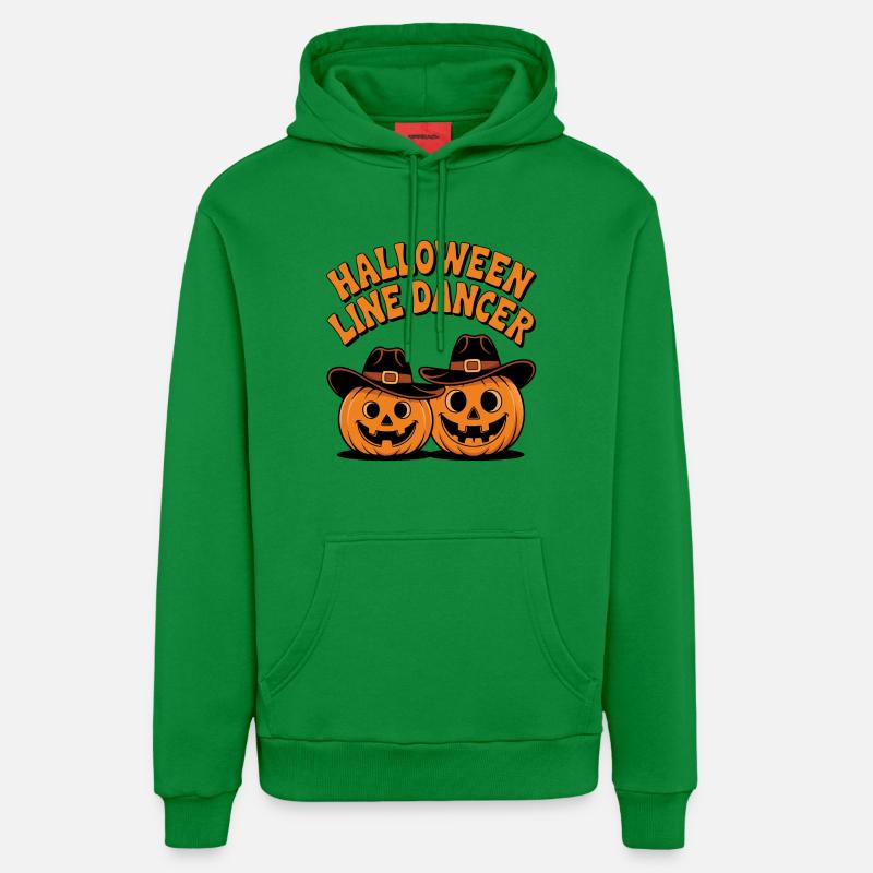 Danseuse en ligne d’Halloween - Sweat à capuche bio décontracté fabriqué en UE - City Green